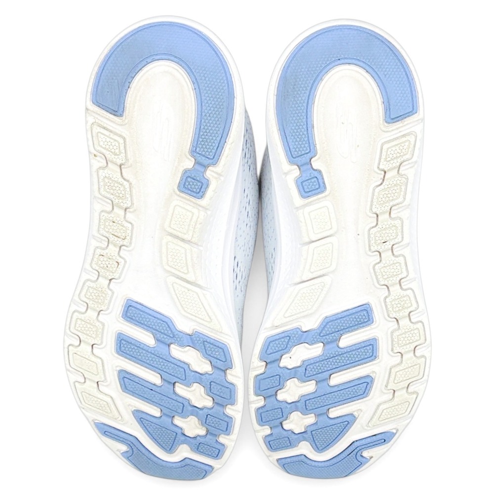 Skechers Arch Fit Slip Ins Womens 7 White Comfort Walking Shoes Sneakers Running - Picture 9 of 10